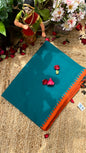 Dhaniakhali Pure Cotton Handloom Saree - Sea Green