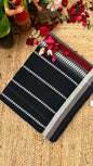 Begampuri Pure Cotton Handloom Saree - Black