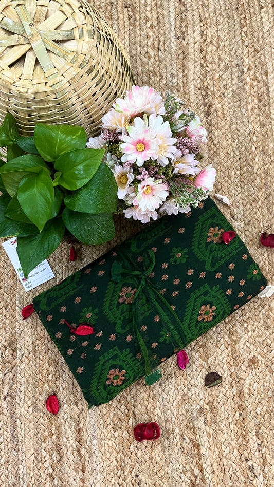 Bengal Handloom Jamdani - Green
