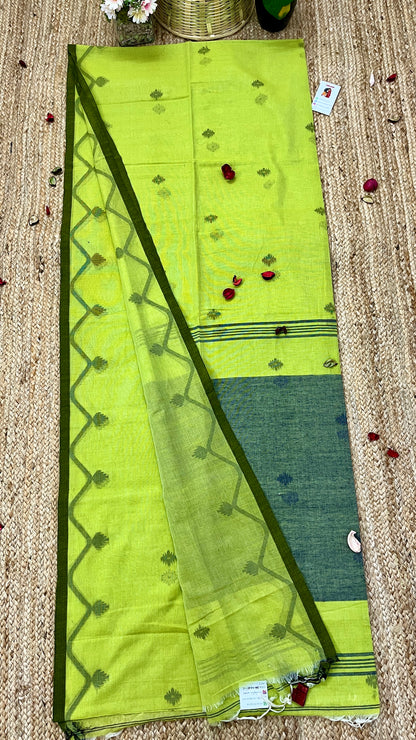 Butter Soft Pure Khadi Cotton - Light Green